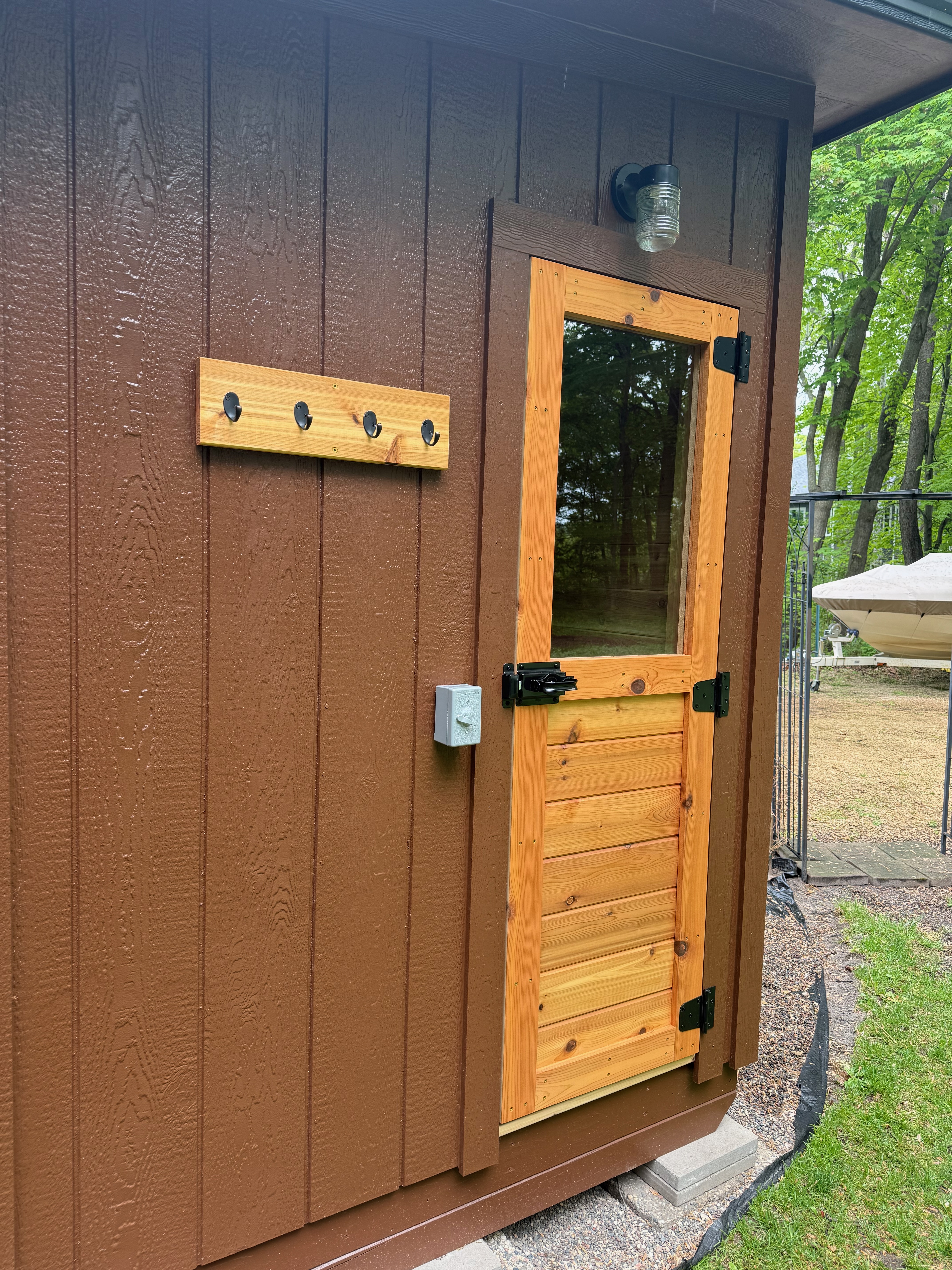Tundra Saunas door detail