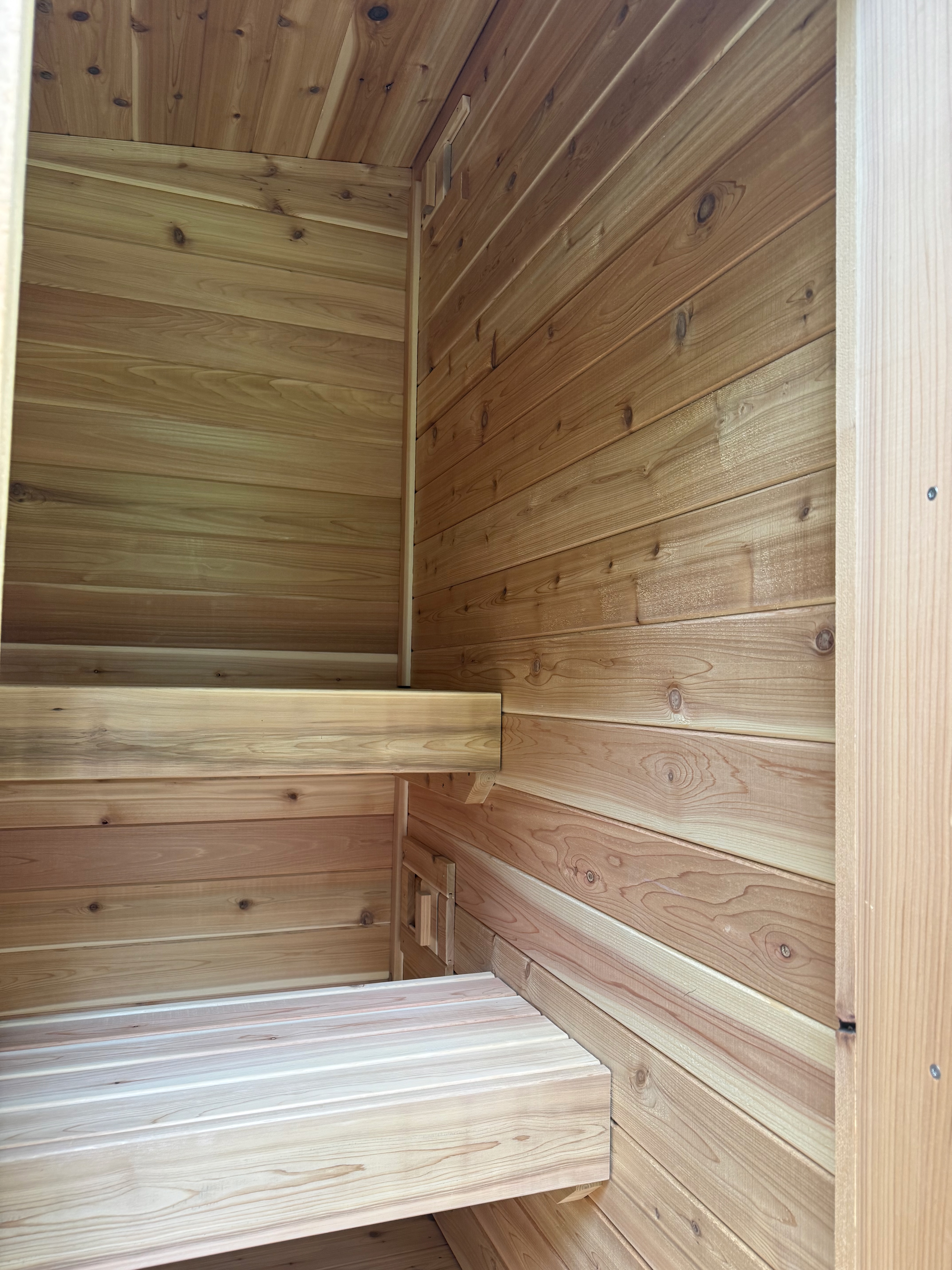 Tundra Saunas cedar interior
