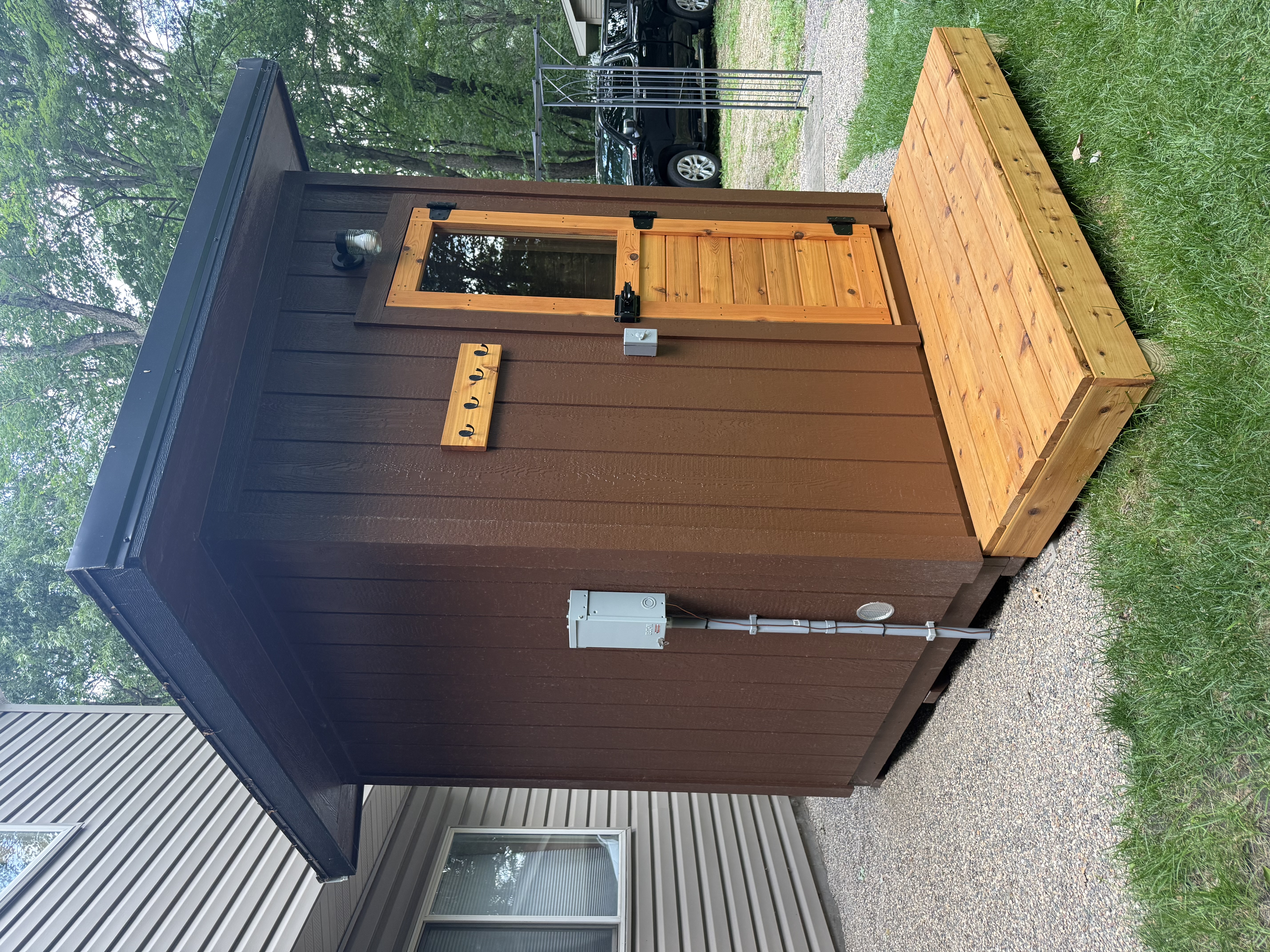 Tundra Saunas exterior detail